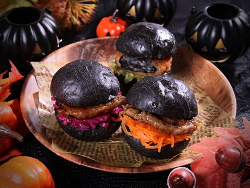 漆黒の!!!ハロウィンミニバーガー